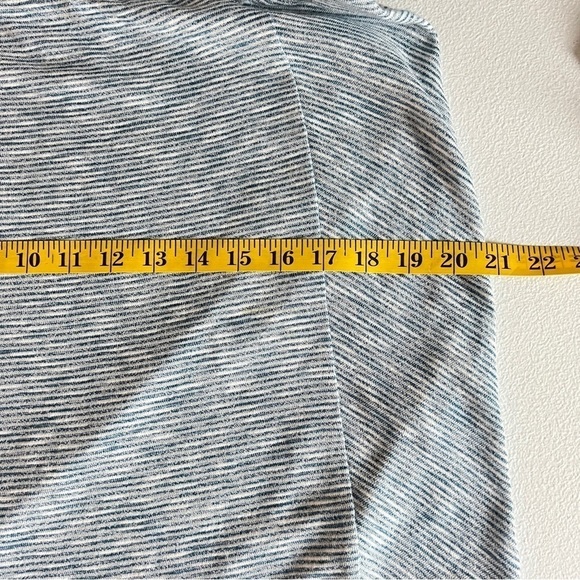 Lou & Grey Women's Thin Maxi Length Skirt Blue and White Stripe Size Medium - Picture 3 of 8